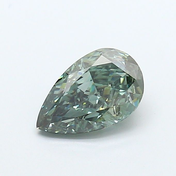 Loose Diamond - PEAR 1.6ct Fancy Vivid Green VVS2 (1 of 1)