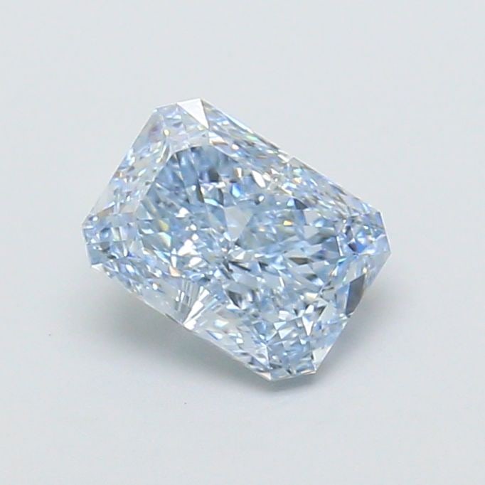 Loose Diamond - RADIANT 1.28ct Fancy Intense Blue VVS2: Loose Diamond - RADIANT 1.28ct Fancy Intense Blue VVS2 Source: This is a real non-mined Diamond that has been grown in a lab Shape: RADIANT Carats: 1.28 Color: Fancy Intense Blue Certification: IGI Vi