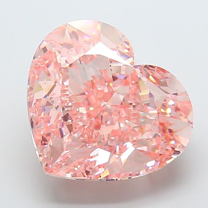 Loose Diamond - HEART 19.07ct Fancy Intense Pink VS1: Loose Diamond - HEART 19.07ct Fancy Intense Pink VS1 Source: This is a real non-mined Diamond that has been grown in a lab Shape: HEART Carats: 19.07 Color: Fancy Intense Pink Certification: IGI Video