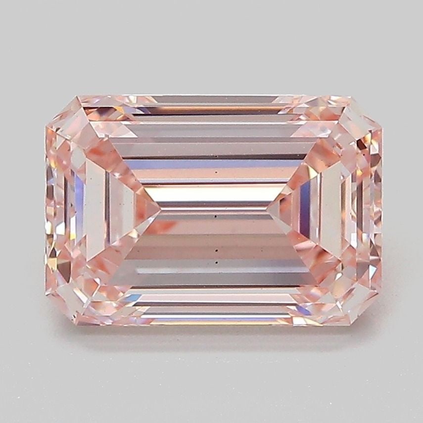 Loose Diamond - EMERALD 2.75ct Fancy Pink VS2: Loose Diamond - EMERALD 2.75ct Fancy Pink VS2 Source: This is a real non-mined Diamond that has been grown in a lab Shape: EMERALD Carats: 2.75 Color: Fancy Pink Certification: IGI Video: