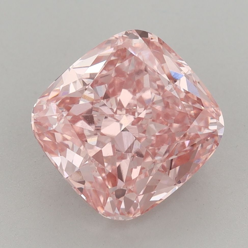 Loose Diamond - CUSHION MODIFIED 4.03ct Fancy Vivid Pink VS1: Loose Diamond - CUSHION MODIFIED 4.03ct Fancy Vivid Pink VS1 Source: This is a real non-mined Diamond that has been grown in a lab Shape: CUSHION MODIFIED Carats: 4.03 Color: Fancy Vivid Pink Certific