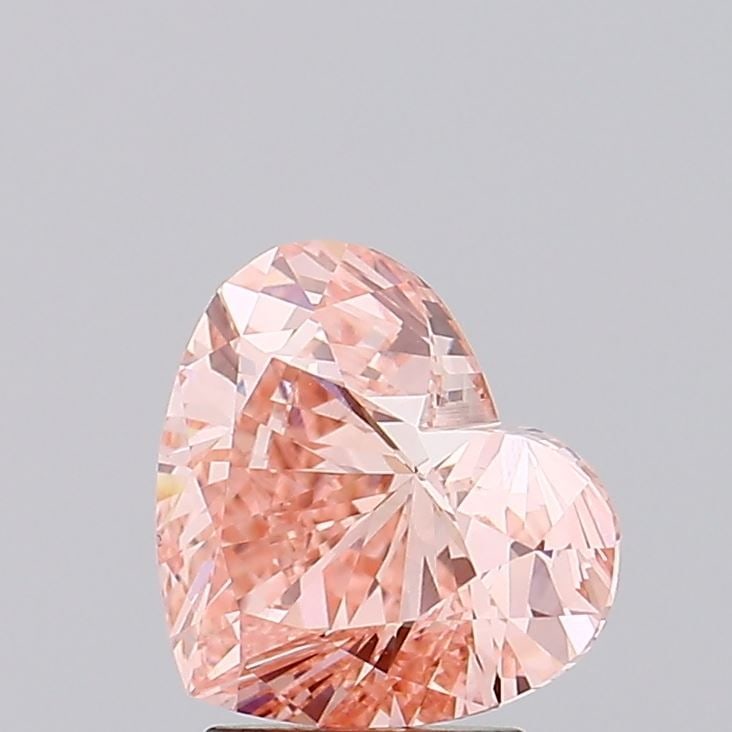Loose Diamond - HEART 2.64ct Fancy Vivid Pink VS2: Loose Diamond - HEART 2.64ct Fancy Vivid Pink VS2 Source: This is a real non-mined Diamond that has been grown in a lab Shape: HEART Carats: 2.64 Color: Fancy Vivid Pink Certification: IGI Video: