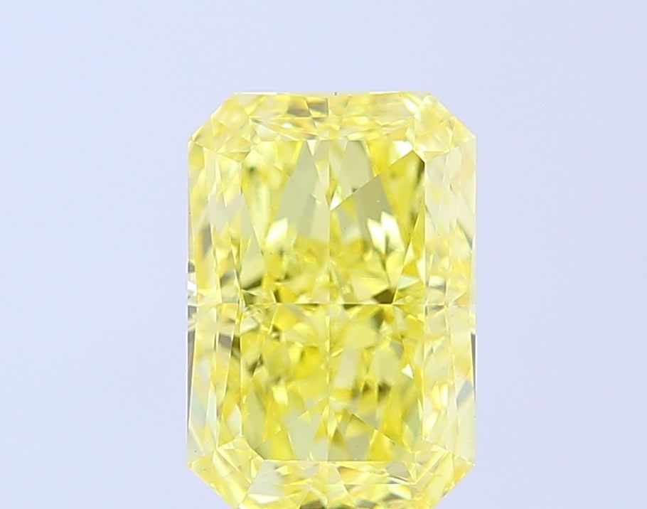 Loose Diamond - RADIANT 3.5ct Fancy Vivid Yellow VS1: Loose Diamond - RADIANT 3.5ct Fancy Vivid Yellow VS1 Source: This is a real non-mined Diamond that has been grown in a lab Shape: RADIANT Carats: 3.5 Color: Fancy Vivid Yellow Certification: IGI Video