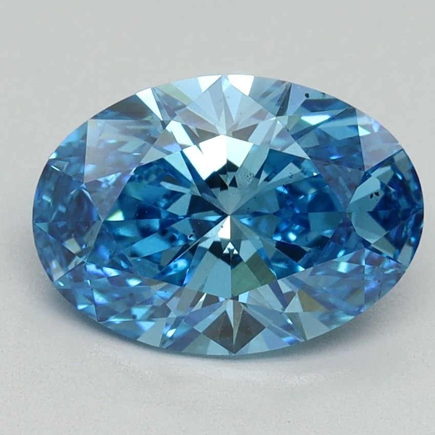 Loose Diamond - OVAL 2.05ct Fancy Vivid Blue VS2: Loose Diamond - OVAL 2.05ct Fancy Vivid Blue VS2 Source: This is a real non-mined Diamond that has been grown in a lab Shape: OVAL Carats: 2.05 Color: Fancy Vivid Blue Certification: IGI Video: