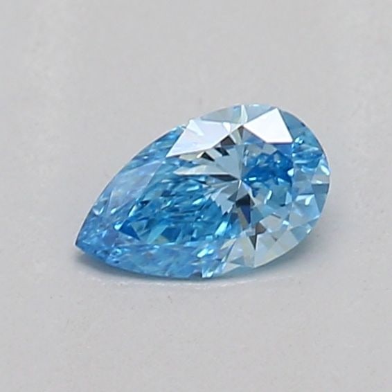 Loose Diamond - PEAR 0.16ct Fancy Vivid Blue VS1: Loose Diamond - PEAR 0.16ct Fancy Vivid Blue VS1 Source: This is a real non-mined Diamond that has been grown in a lab Shape: PEAR Carats: 0.16 Color: Fancy Vivid Blue Certification: IGI Additional im