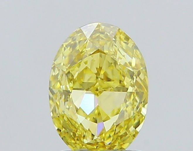 Loose Diamond - OVAL 1.51ct Fancy Intense Yellow VVS2: Loose Diamond - OVAL 1.51ct Fancy Intense Yellow VVS2 Source: This is a real non-mined Diamond that has been grown in a lab Shape: OVAL Carats: 1.51 Color: Fancy Intense Yellow Certification: IGI Vide