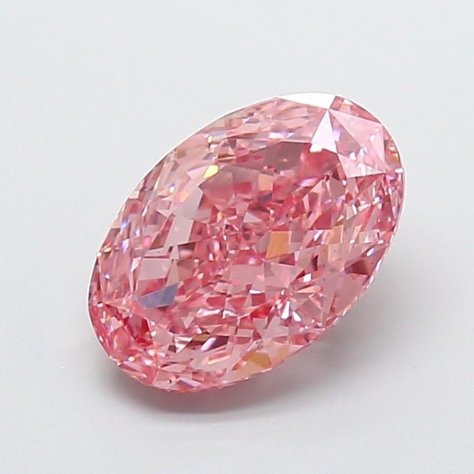 Loose Diamond - OVAL 3.5ct Fancy Vivid Pink VS1: Loose Diamond - OVAL 3.5ct Fancy Vivid Pink VS1 Source: This is a real non-mined Diamond that has been grown in a lab Shape: OVAL Carats: 3.5 Color: Fancy Vivid Pink Certification: IGI Video: