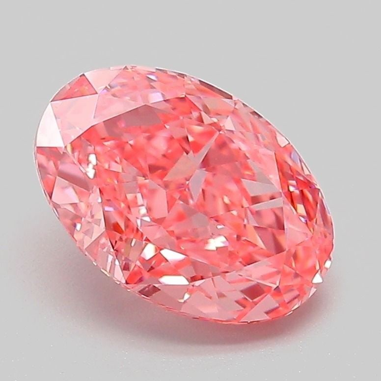 Loose Diamond - OVAL 2.02ct Fancy Vivid Pink VS1: Loose Diamond - OVAL 2.02ct Fancy Vivid Pink VS1 Source: This is a real non-mined Diamond that has been grown in a lab Shape: OVAL Carats: 2.02 Color: Fancy Vivid Pink Certification: IGI Video: