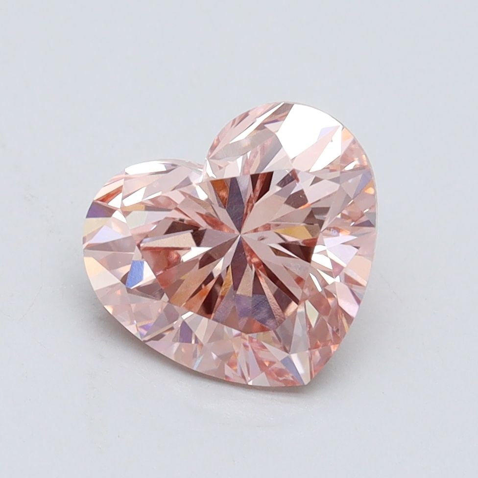Loose Diamond - HEART 2.01ct Fancy Intense Pink VS2: Loose Diamond - HEART 2.01ct Fancy Intense Pink VS2 Source: This is a real non-mined Diamond that has been grown in a lab Shape: HEART Carats: 2.01 Color: Fancy Intense Pink Certification: IGI Video: