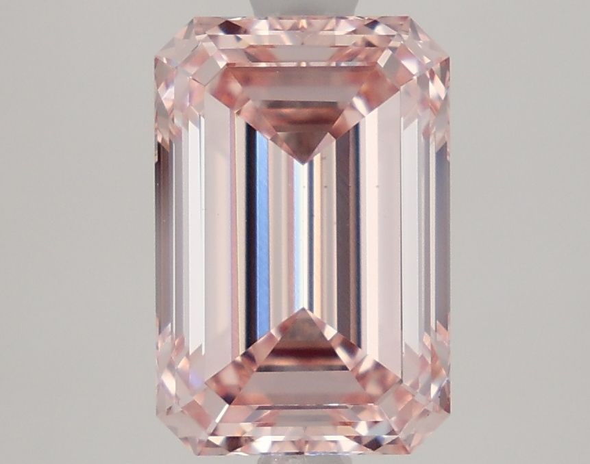 Loose Diamond - EMERALD 3.01ct Fancy Pink VS1: Loose Diamond - EMERALD 3.01ct Fancy Pink VS1 Source: This is a real non-mined Diamond that has been grown in a lab Shape: EMERALD Carats: 3.01 Color: Fancy Pink Certification: IGI Video: