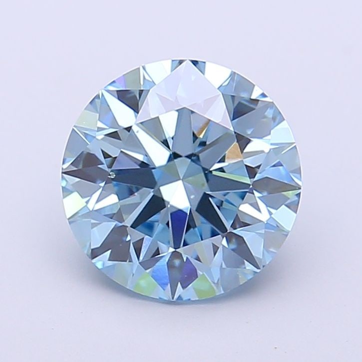Loose Diamond - ROUND 2.25ct Fancy Vivid Blue VS1: Loose Diamond - ROUND 2.25ct Fancy Vivid Blue VS1 Source: This is a real non-mined Diamond that has been grown in a lab Shape: ROUND Carats: 2.25 Color: Fancy Vivid Blue Certification: IGI Video: