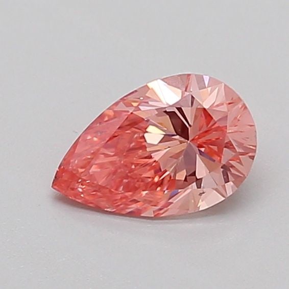 Loose Diamond - PEAR 0.5ct Fancy Vivid Pink VS2: Loose Diamond - PEAR 0.5ct Fancy Vivid Pink VS2 Source: This is a real non-mined Diamond that has been grown in a lab Shape: PEAR Carats: 0.5 Color: Fancy Vivid Pink Certification: IGI Video: