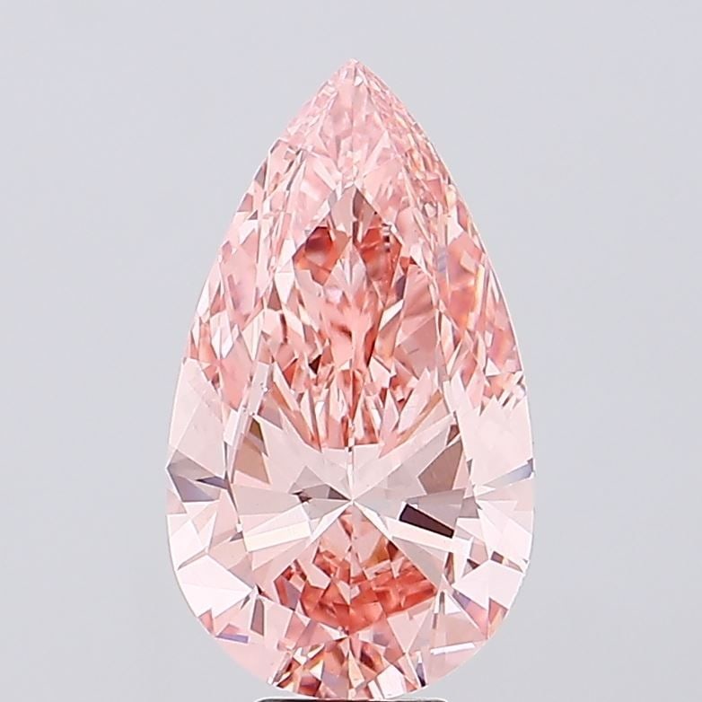 Loose Diamond - PEAR 7.98ct Fancy Intense Pink VS1: Loose Diamond - PEAR 7.98ct Fancy Intense Pink VS1 Source: This is a real non-mined Diamond that has been grown in a lab Shape: PEAR Carats: 7.98 Color: Fancy Intense Pink Certification: IGI Video: