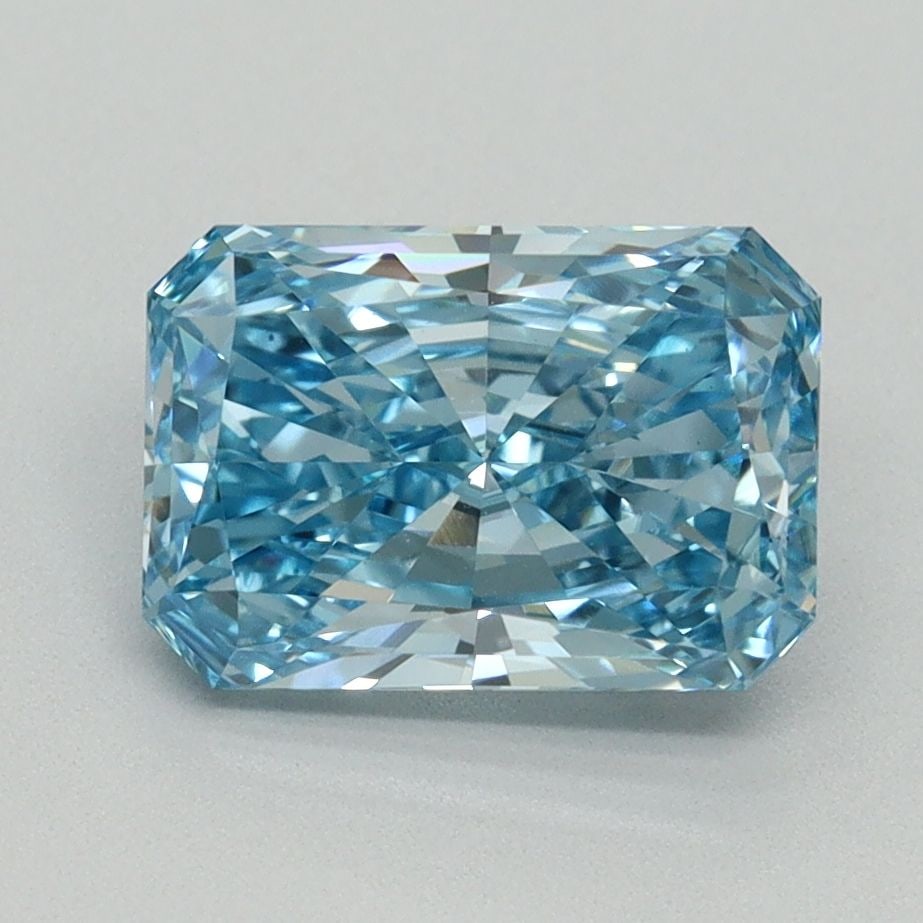 Loose Diamond - RADIANT 2.07ct Fancy Vivid Blue VS1: Loose Diamond - RADIANT 2.07ct Fancy Vivid Blue VS1 Source: This is a real non-mined Diamond that has been grown in a lab Shape: RADIANT Carats: 2.07 Color: Fancy Vivid Blue Certification: IGI Video: