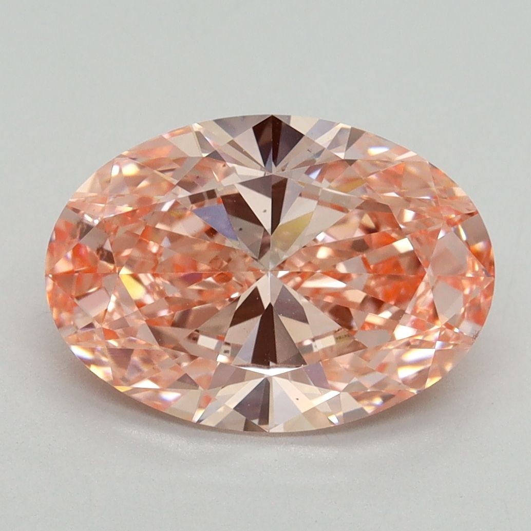 Loose Diamond - OVAL 3.0ct Fancy Vivid Pink VS1: Loose Diamond - OVAL 3.0ct Fancy Vivid Pink VS1 Source: This is a real non-mined Diamond that has been grown in a lab Shape: OVAL Carats: 3.0 Color: Fancy Vivid Pink Certification: IGI Video: