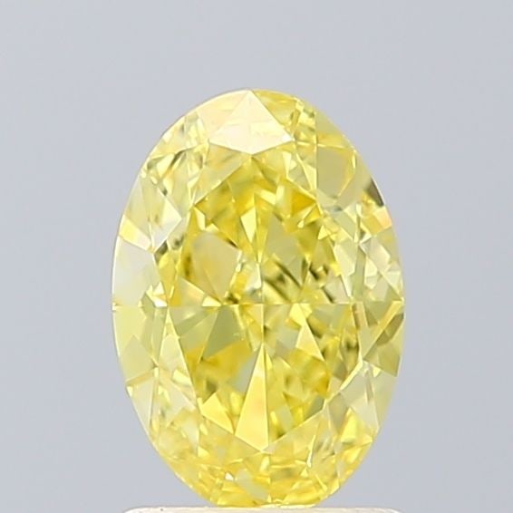 Loose Diamond - OVAL 1.53ct Fancy Vivid Yellow VS1: Loose Diamond - OVAL 1.53ct Fancy Vivid Yellow VS1 Source: This is a real non-mined Diamond that has been grown in a lab Shape: OVAL Carats: 1.53 Color: Fancy Vivid Yellow Certification: IGI Video: