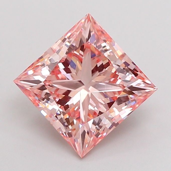 Loose Diamond - PRINCESS 2.98ct Fancy Intense Pink VS1: Loose Diamond - PRINCESS 2.98ct Fancy Intense Pink VS1 Source: This is a real non-mined Diamond that has been grown in a lab Shape: PRINCESS Carats: 2.98 Color: Fancy Intense Pink Certification: IGI V