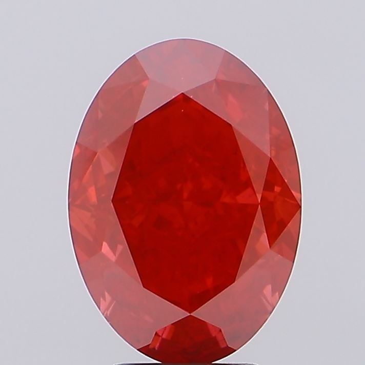 Loose Diamond - OVAL 5.34ct Fancy Vivid Red VS2 (1 of 1)