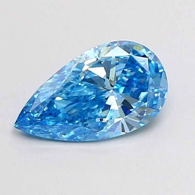 Loose Diamond - PEAR 1.05ct Fancy Vivid Blue SI1: Loose Diamond - PEAR 1.05ct Fancy Vivid Blue SI1 Source: This is a real non-mined Diamond that has been grown in a lab Shape: PEAR Carats: 1.05 Color: Fancy Vivid Blue Certification: IGI Additional im