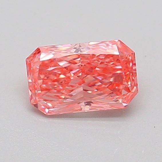 Loose Diamond - RADIANT 0.57ct Fancy Vivid Pink VS1: Loose Diamond - RADIANT 0.57ct Fancy Vivid Pink VS1 Source: This is a real non-mined Diamond that has been grown in a lab Shape: RADIANT Carats: 0.57 Color: Fancy Vivid Pink Certification: IGI Video: