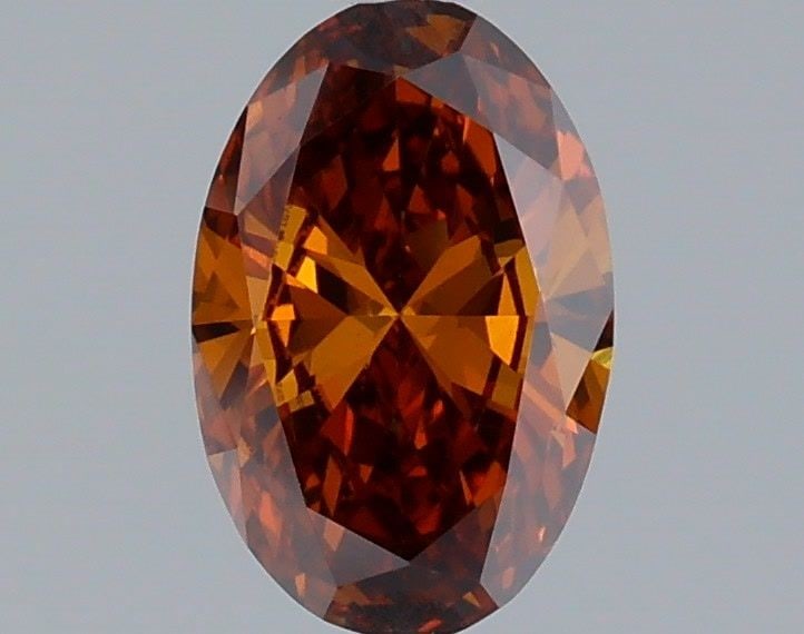 Loose Diamond - OVAL 1.01ct Fancy Deep Brownish Orange VS1: Loose Diamond - OVAL 1.01ct Fancy Deep Brownish Orange VS1 Source: This is a real non-mined Diamond that has been grown in a lab Shape: OVAL Carats: 1.01 Color: Fancy Deep Brownish Orange Certificatio