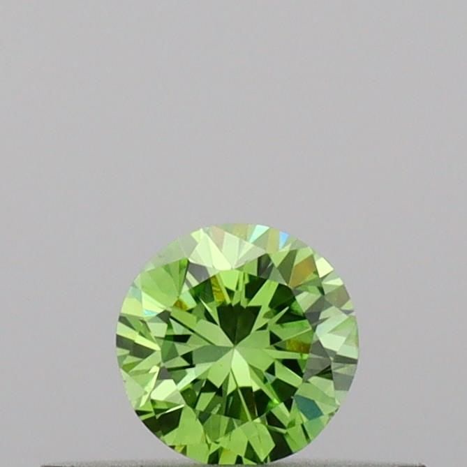 Loose Diamond - ROUND 0.19ct Fancy Vivid Green VS1: Loose Diamond - ROUND 0.19ct Fancy Vivid Green VS1 Source: This is a real non-mined Diamond that has been grown in a lab Shape: ROUND Carats: 0.19 Color: Fancy Vivid Green Certification: IGI Video: