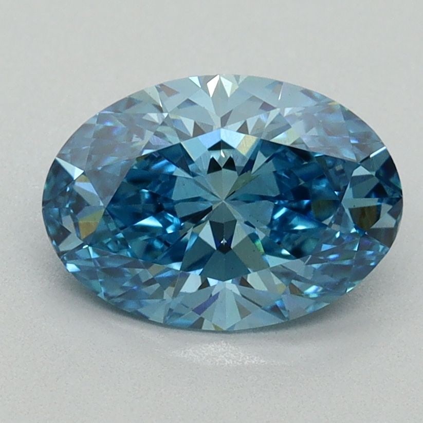 Loose Diamond - OVAL 1.59ct Fancy Vivid Blue VS1: Loose Diamond - OVAL 1.59ct Fancy Vivid Blue VS1 Source: This is a real non-mined Diamond that has been grown in a lab Shape: OVAL Carats: 1.59 Color: Fancy Vivid Blue Certification: IGI Video: