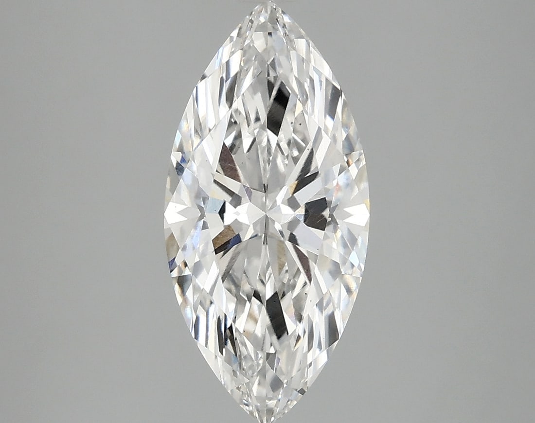 Loose Diamond - MARQUISE 2.16ct E VS2: Loose Diamond - MARQUISE 2.16ct E VS2 Source: This is a real non-mined Diamond that has been grown in a lab Shape: MARQUISE Carats: 2.16 Color: E Clarity: VS2 Certification: IGI Condition: Pre-Owned A