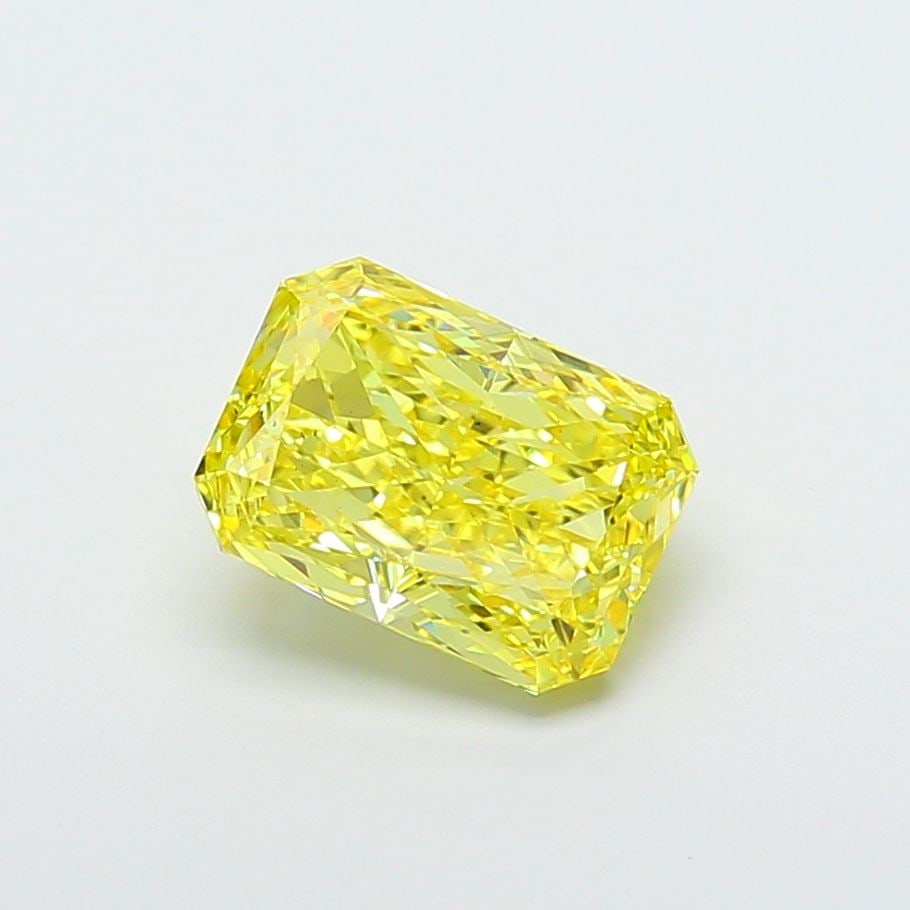 Loose Diamond - RADIANT 4.14ct Fancy Vivid Yellow VS2 (1 of 1)