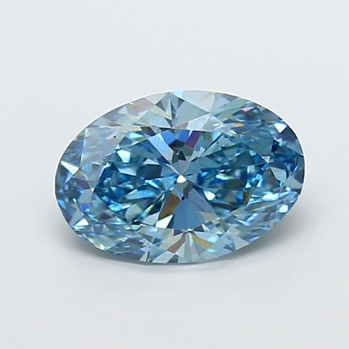 Loose Diamond - OVAL 1.5ct Fancy Vivid Blue VS1: Loose Diamond - OVAL 1.5ct Fancy Vivid Blue VS1 Source: This is a real non-mined Diamond that has been grown in a lab Shape: OVAL Carats: 1.5 Color: Fancy Vivid Blue Certification: IGI Video:
