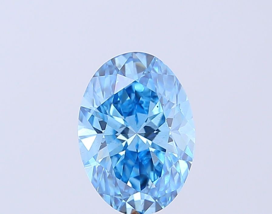 Loose Diamond - OVAL 2.0ct Fancy Vivid Blue VS2: Loose Diamond - OVAL 2.0ct Fancy Vivid Blue VS2 Source: This is a real non-mined Diamond that has been grown in a lab Shape: OVAL Carats: 2.0 Color: Fancy Vivid Blue Certification: IGI Video: