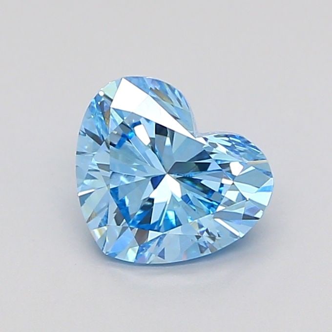 Loose Diamond - HEART 1.05ct Fancy Vivid Blue VS1: Loose Diamond - HEART 1.05ct Fancy Vivid Blue VS1 Source: This is a real non-mined Diamond that has been grown in a lab Shape: HEART Carats: 1.05 Color: Fancy Vivid Blue Certification: IGI Video: