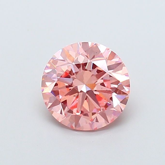 Loose Diamond - ROUND 2.54ct Fancy Vivid Pink VS2: Loose Diamond - ROUND 2.54ct Fancy Vivid Pink VS2 Source: This is a real non-mined Diamond that has been grown in a lab Shape: ROUND Carats: 2.54 Color: Fancy Vivid Pink Certification: IGI Video:
