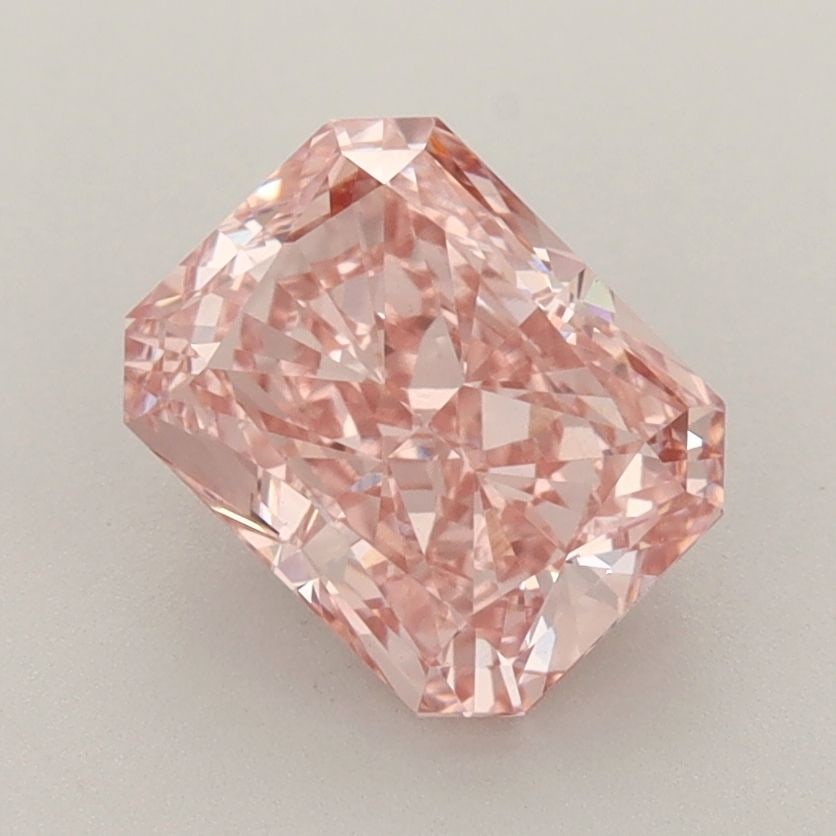 Loose Diamond - RADIANT 2.09ct Fancy Vivid Pink VS1: Loose Diamond - RADIANT 2.09ct Fancy Vivid Pink VS1 Source: This is a real non-mined Diamond that has been grown in a lab Shape: RADIANT Carats: 2.09 Color: Fancy Vivid Pink Certification: IGI Video: