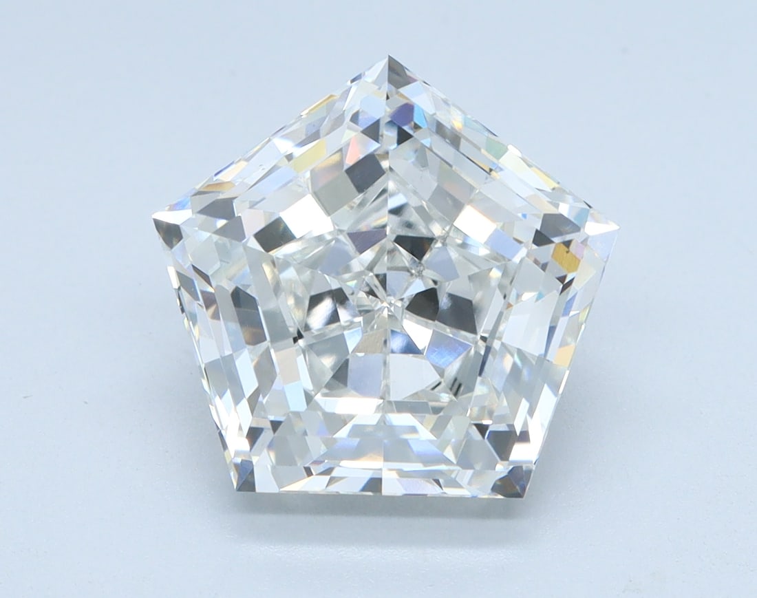 Loose Diamond - PENTAGONAL 3.9ct F VS1: Loose Diamond - PENTAGONAL 3.9ct F VS1 Source: This is a real non-mined Diamond that has been grown in a lab Shape: PENTAGONAL Carats: 3.9 Color: F Clarity: VS1 Certification: IGI Condition: Pre-Owned