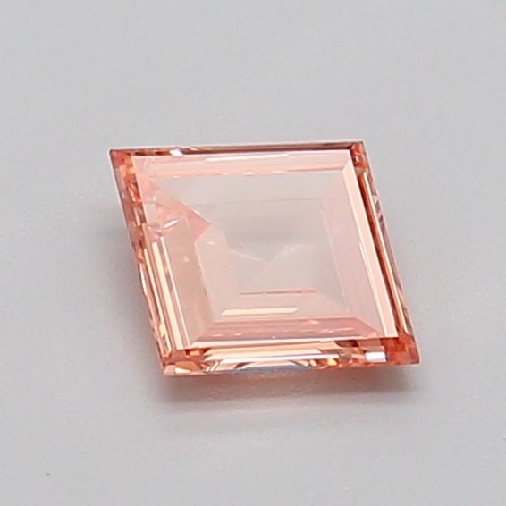 Loose Diamond - LOZENGE 0.38ct Fancy Intense Pinkish Orange VVS2: Loose Diamond - LOZENGE 0.38ct Fancy Intense Pinkish Orange VVS2 Source: This is a real non-mined Diamond that has been grown in a lab Shape: LOZENGE Carats: 0.38 Color: Fancy Intense Pinkish Orange C