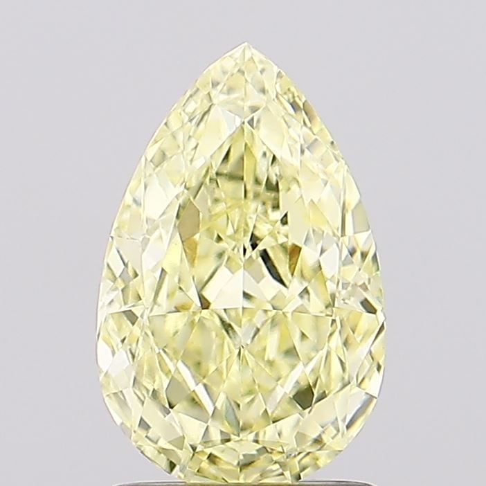Loose Diamond - PEAR 1.52ct Fancy Intense Yellow VS1: Loose Diamond - PEAR 1.52ct Fancy Intense Yellow VS1 Source: This is a real non-mined Diamond that has been grown in a lab Shape: PEAR Carats: 1.52 Color: Fancy Intense Yellow Certification: IGI Video