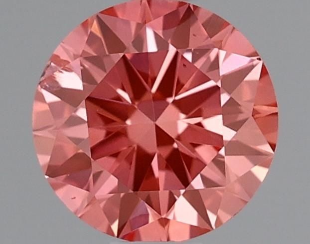 Loose Diamond - ROUND 0.59ct Fancy Vivid Pink SI2: Loose Diamond - ROUND 0.59ct Fancy Vivid Pink SI2 Source: This is a real non-mined Diamond that has been grown in a lab Shape: ROUND Carats: 0.59 Color: Fancy Vivid Pink Certification: IGI Video: