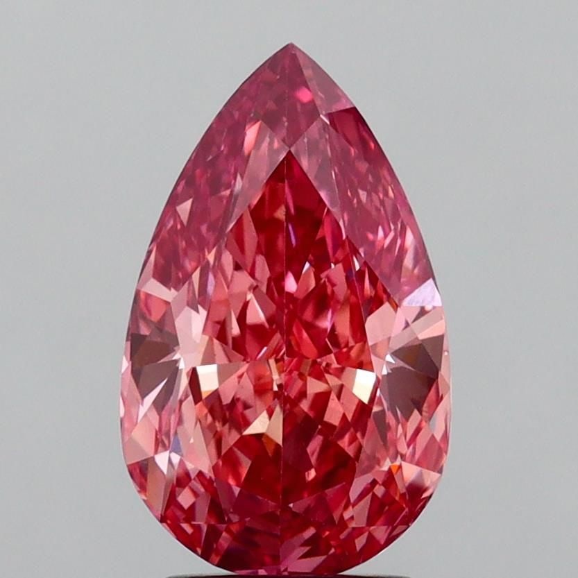 Loose Diamond - PEAR 3.06ct Fancy Vivid Pink VVS2: Loose Diamond - PEAR 3.06ct Fancy Vivid Pink VVS2 Source: This is a real non-mined Diamond that has been grown in a lab Shape: PEAR Carats: 3.06 Color: Fancy Vivid Pink Certification: IGI Additional i