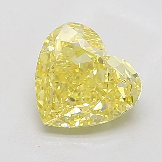 Loose Diamond - HEART 1.5ct Fancy Vivid Yellow VS1: Loose Diamond - HEART 1.5ct Fancy Vivid Yellow VS1 Source: This is a real non-mined Diamond that has been grown in a lab Shape: HEART Carats: 1.5 Color: Fancy Vivid Yellow Certification: IGI Video: