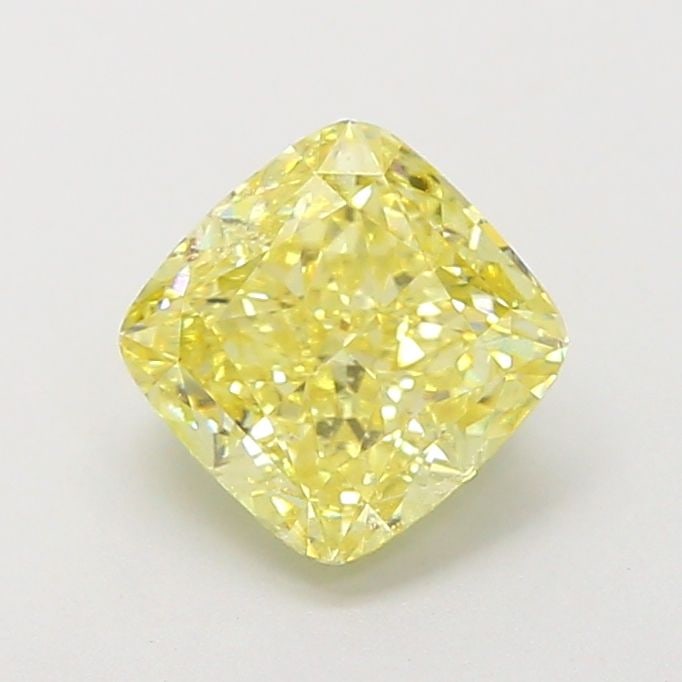 Loose Diamond - CUSHION MODIFIED 1.52ct Fancy Intense Yellow VVS1: Loose Diamond - CUSHION MODIFIED 1.52ct Fancy Intense Yellow VVS1 Source: This is a real non-mined Diamond that has been grown in a lab Shape: CUSHION MODIFIED Carats: 1.52 Color: Fancy Intense Yellow