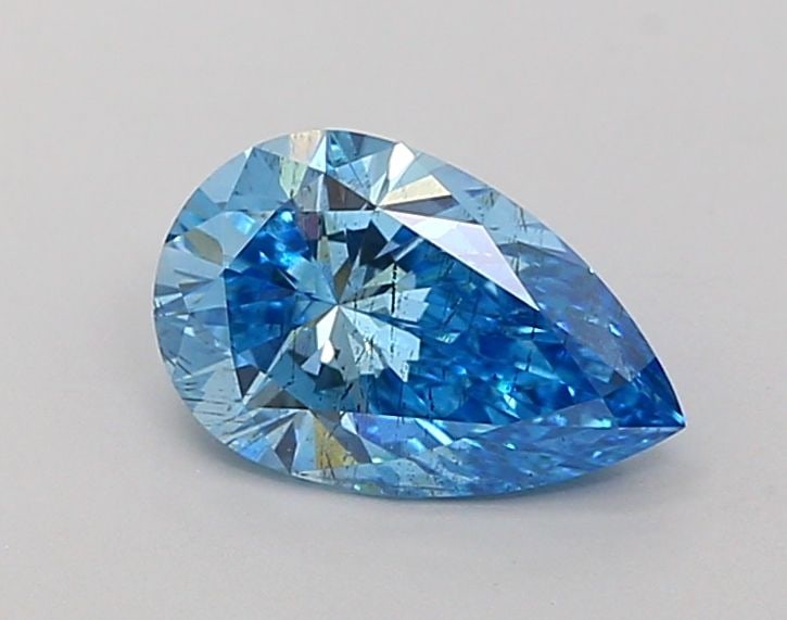 Loose Diamond - PEAR 1.18ct Fancy Blue SI1: Loose Diamond - PEAR 1.18ct Fancy Blue SI1 Source: This is a real non-mined Diamond that has been grown in a lab Shape: PEAR Carats: 1.18 Color: Fancy Blue Certification: NONE Video: