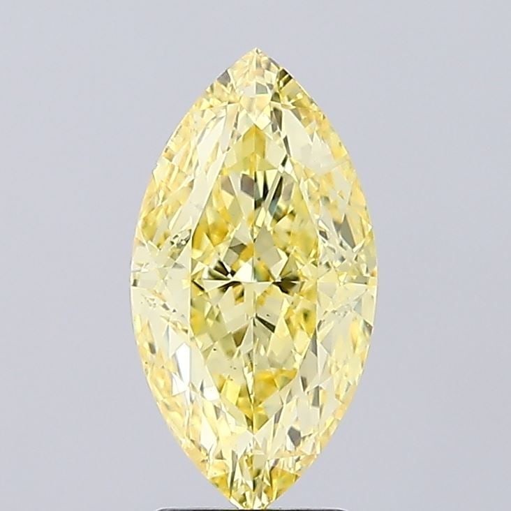 Loose Diamond - MARQUISE 3.51ct Fancy Intense Yellow VS1: Loose Diamond - MARQUISE 3.51ct Fancy Intense Yellow VS1 Source: This is a real non-mined Diamond that has been grown in a lab Shape: MARQUISE Carats: 3.51 Color: Fancy Intense Yellow Certification: