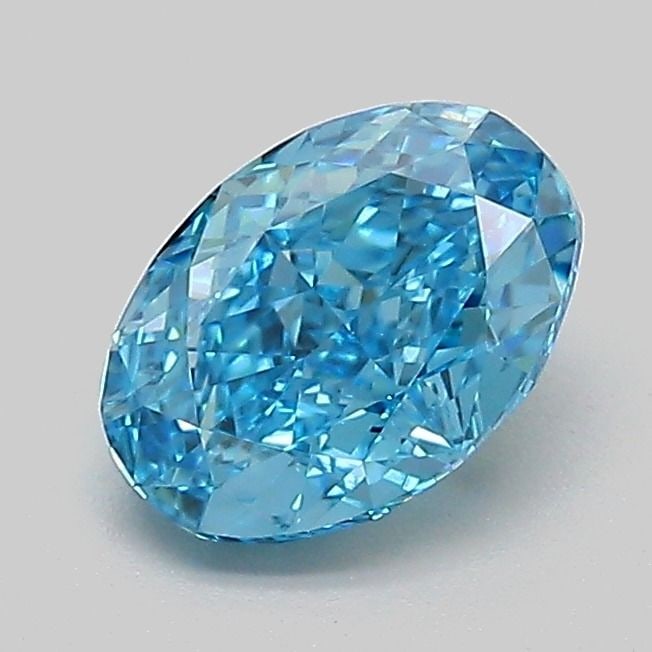 Loose Diamond - OVAL 1.07ct Fancy Vivid Blue VVS2: Loose Diamond - OVAL 1.07ct Fancy Vivid Blue VVS2 Source: This is a real non-mined Diamond that has been grown in a lab Shape: OVAL Carats: 1.07 Color: Fancy Vivid Blue Certification: IGI Video: