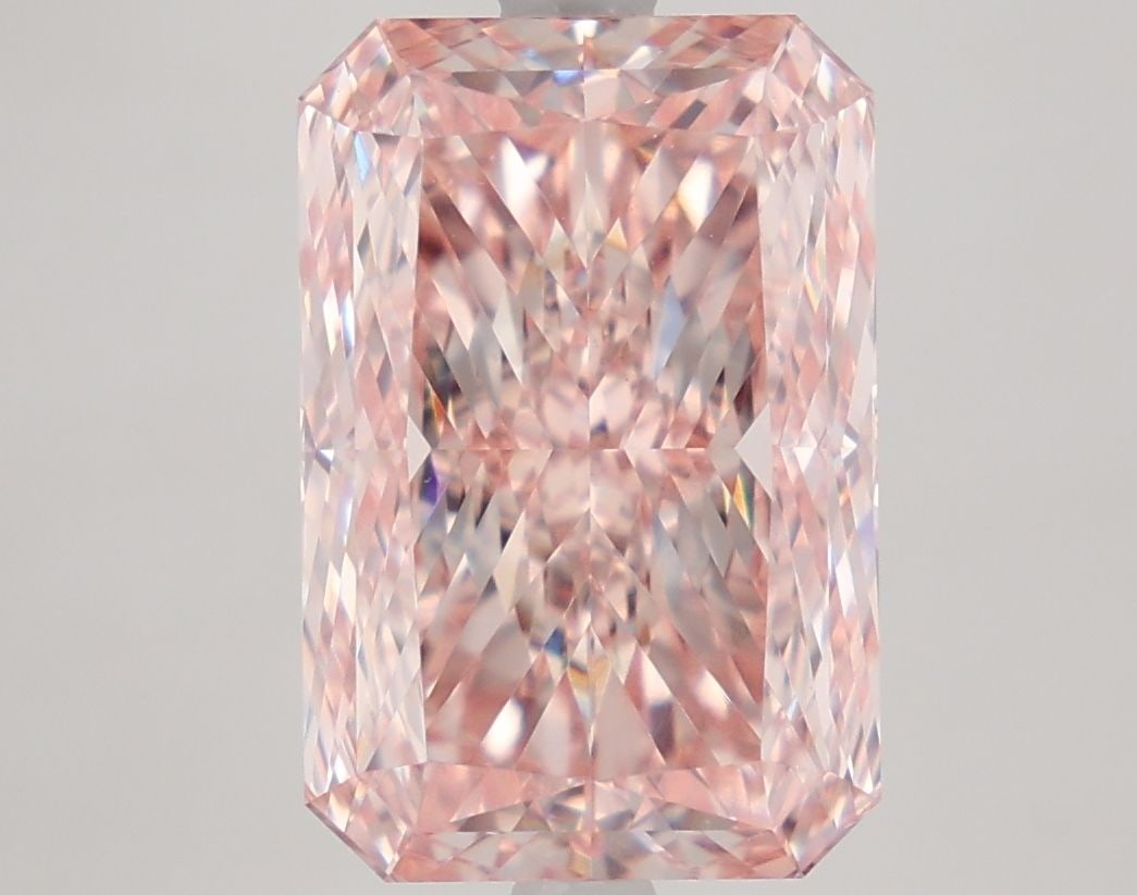 Loose Diamond - RADIANT 5.54ct Fancy Intense Pink VVS2: Loose Diamond - RADIANT 5.54ct Fancy Intense Pink VVS2 Source: This is a real non-mined Diamond that has been grown in a lab Shape: RADIANT Carats: 5.54 Color: Fancy Intense Pink Certification: IGI Vi