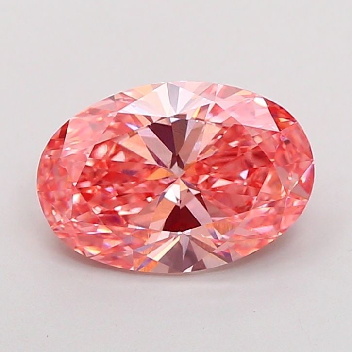 Loose Diamond - OVAL 3.01ct Fancy Vivid Pink VVS2: Loose Diamond - OVAL 3.01ct Fancy Vivid Pink VVS2 Source: This is a real non-mined Diamond that has been grown in a lab Shape: OVAL Carats: 3.01 Color: Fancy Vivid Pink Certification: IGI Video: