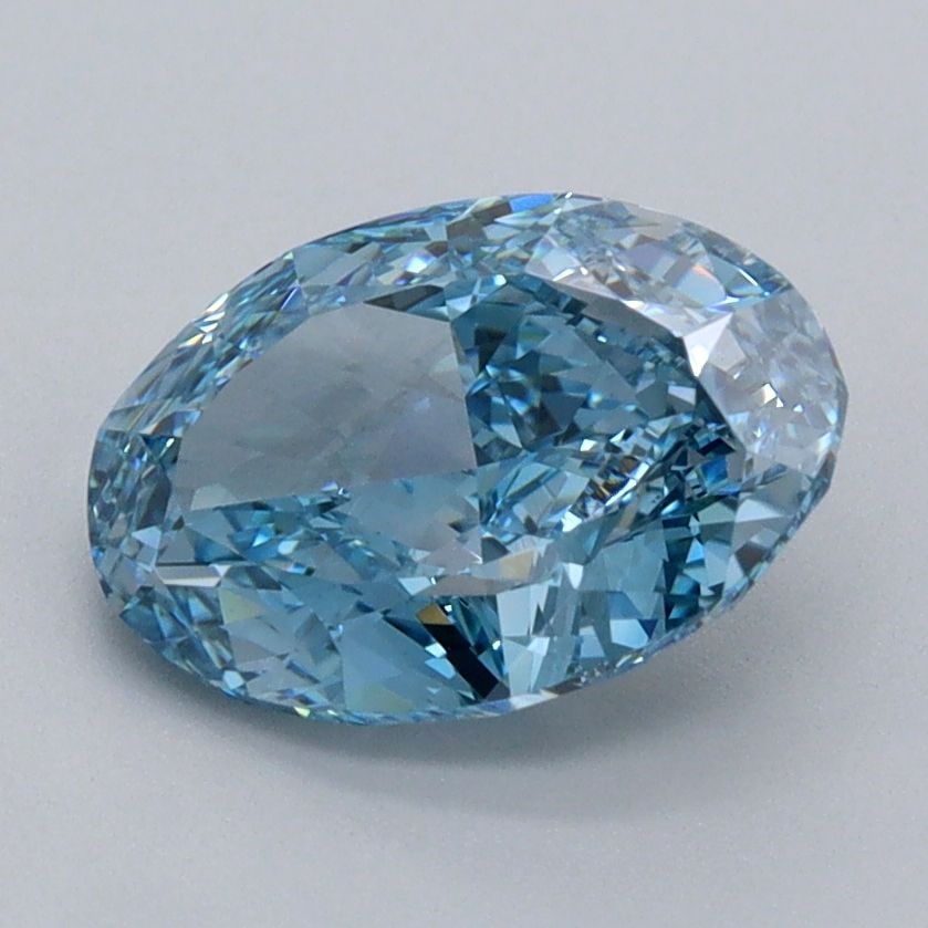 Loose Diamond - OVAL 1.94ct Fancy Vivid Blue VVS2: Loose Diamond - OVAL 1.94ct Fancy Vivid Blue VVS2 Source: This is a real non-mined Diamond that has been grown in a lab Shape: OVAL Carats: 1.94 Color: Fancy Vivid Blue Certification: IGI Video: