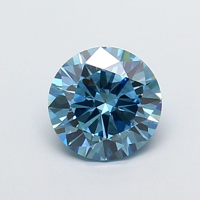 Loose Diamond - ROUND 1.54ct Fancy Vivid Blue VS1: Loose Diamond - ROUND 1.54ct Fancy Vivid Blue VS1 Source: This is a real non-mined Diamond that has been grown in a lab Shape: ROUND Carats: 1.54 Color: Fancy Vivid Blue Certification: IGI Video: