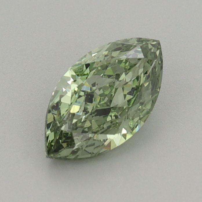 Loose Diamond - MARQUISE 0.66ct Fancy Vivid Green VVS2: Loose Diamond - MARQUISE 0.66ct Fancy Vivid Green VVS2 Source: This is a real non-mined Diamond that has been grown in a lab Shape: MARQUISE Carats: 0.66 Color: Fancy Vivid Green Certification: IGI Vi