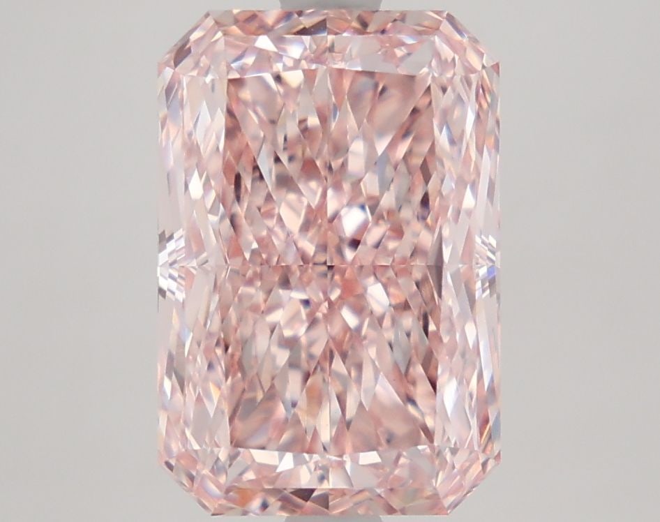 Loose Diamond - RADIANT 4.15ct Fancy Intense Pink VVS2: Loose Diamond - RADIANT 4.15ct Fancy Intense Pink VVS2 Source: This is a real non-mined Diamond that has been grown in a lab Shape: RADIANT Carats: 4.15 Color: Fancy Intense Pink Certification: IGI Vi